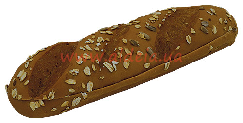 Багет "Солодовый 120" с надрезом и посыпкой