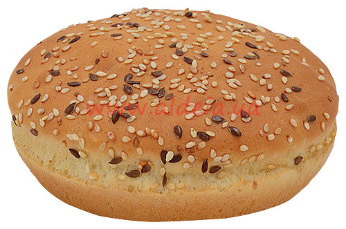 Булочка "Для гамбургера 80 d-11" з посипкою