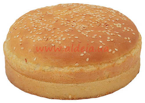 Булочка "Для гамбургера пшенична 120" з кунжутом