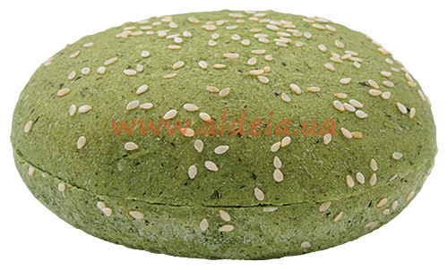 Булочка "Для гамбургера Шпинатна 80" з кунжутом