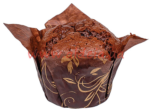 Мафін "Шоколадний Тюльпан 100" з начинкою зі смаком іриски