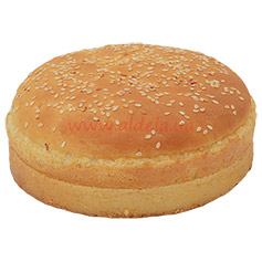 Булочка "Для гамбургера пшенична 120" з кунжутом